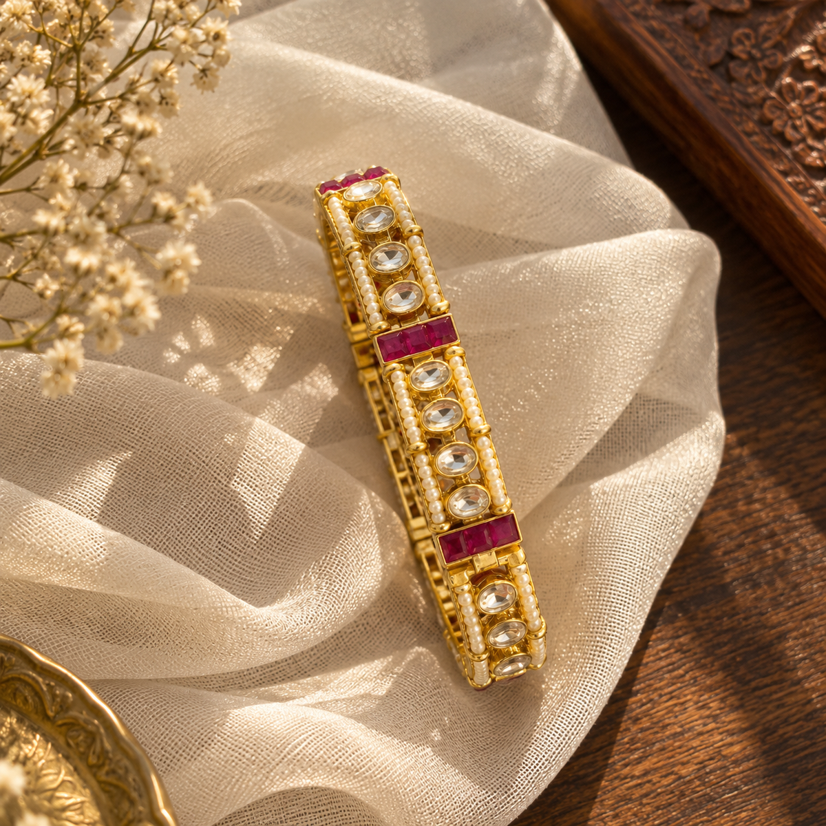Polki Style Bracelet
