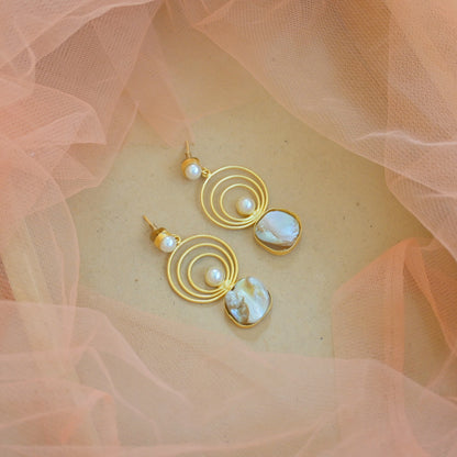 Mother of Pearl Danglers