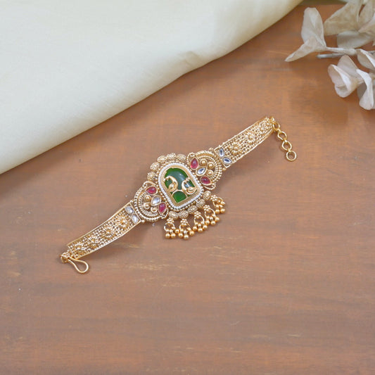 Afsana Copper Traditional Bracelet - Adjustable