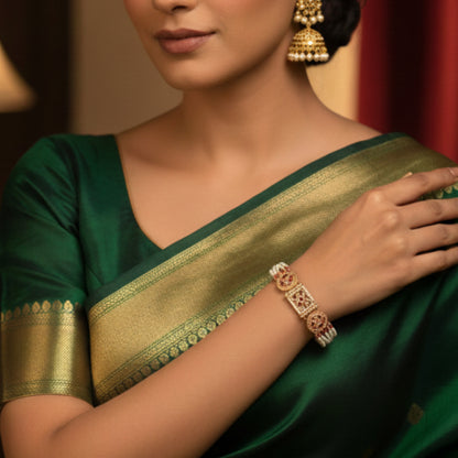 Afsana Premium Copper Pearl Bracelet