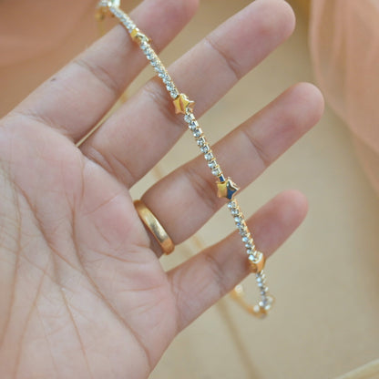 Diamond Choker Bracelet Combo