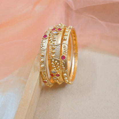Rajwadi Bangle Set ( Set of 6 )