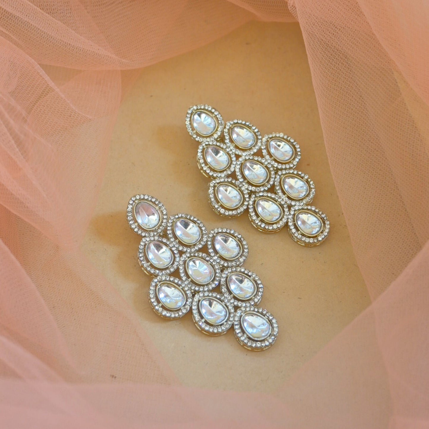 Viona Polki Style Earrings