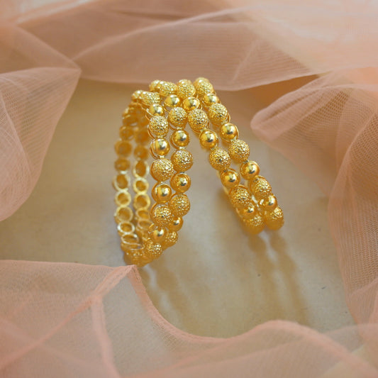 Gold Plated Bangles ( Set of 4 )