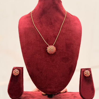 Rekha Chain Pendant Set