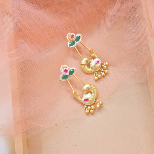 Shayla Brass Earrings