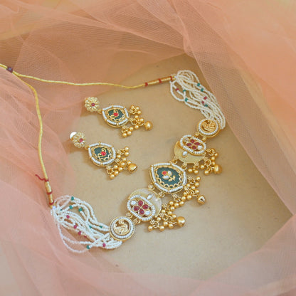Kuhu Heritage Rajwadi Neckpiece for Her