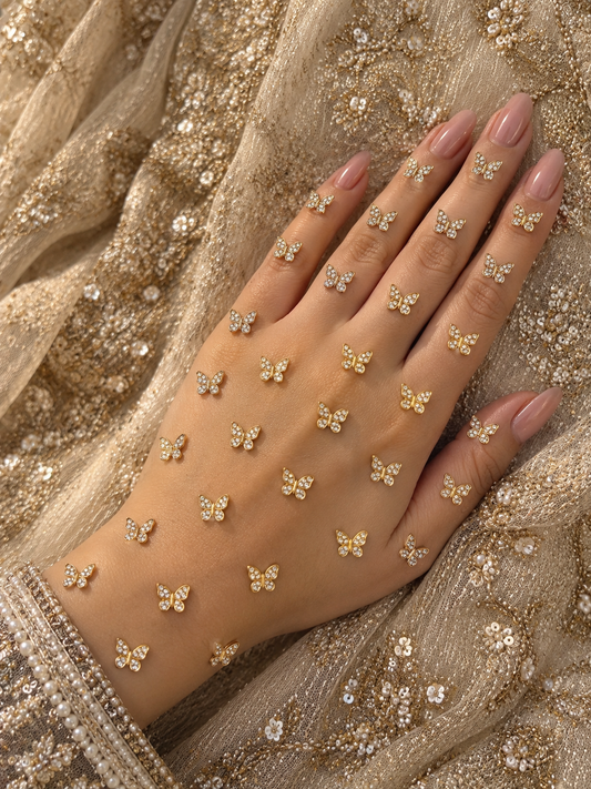 Butterfly Mehendi Stickers