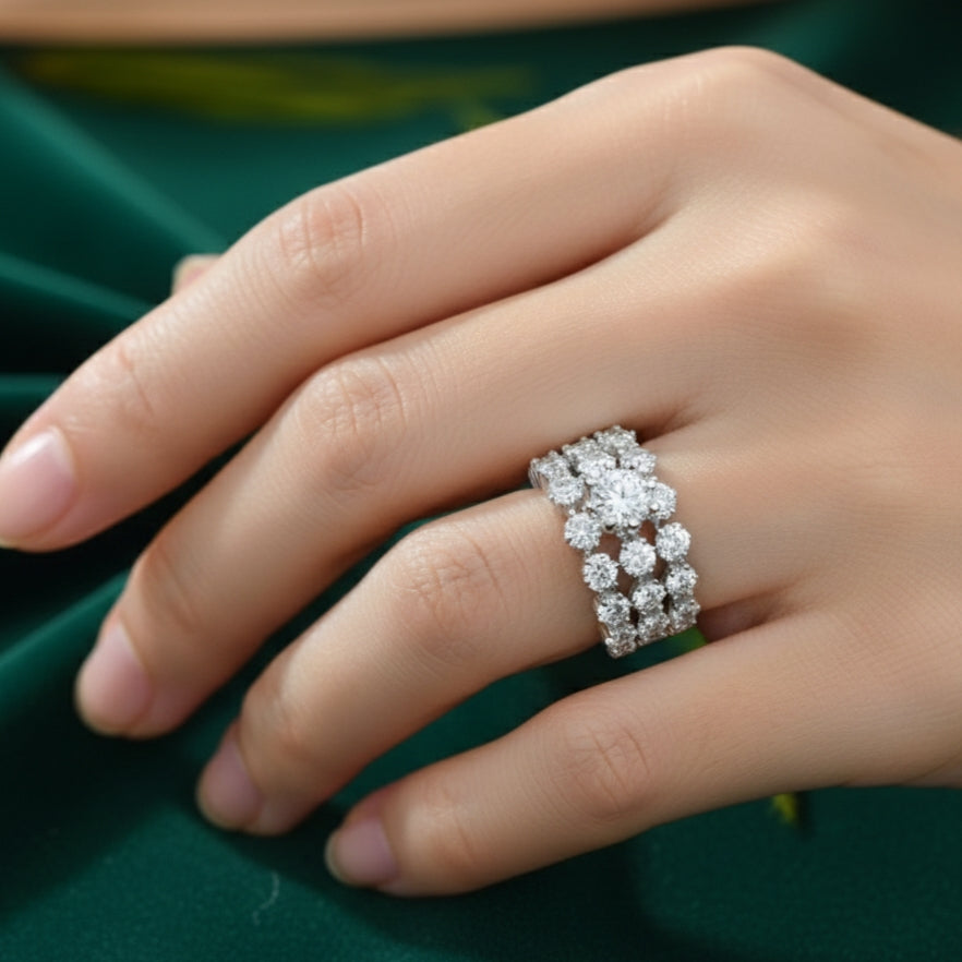 Adjustable Solitaire AD Ring