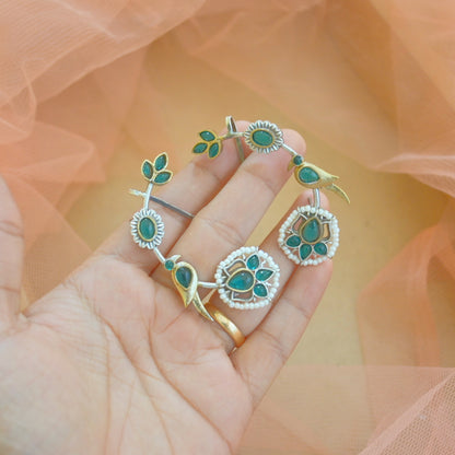 Dual Tone Bird Earcuffs