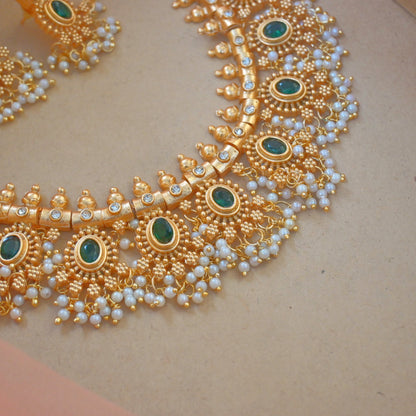 Aina Copper Necklace Set