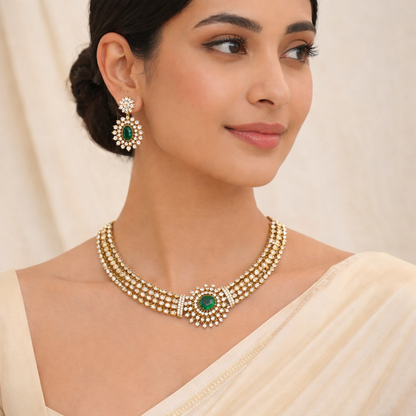 Samira Antique AD Collar Jewellery Set