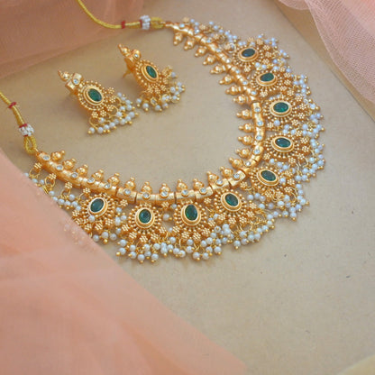 Aina Copper Necklace Set