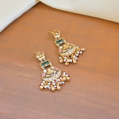 Kanika Kashmiri Chaandbali Earrings