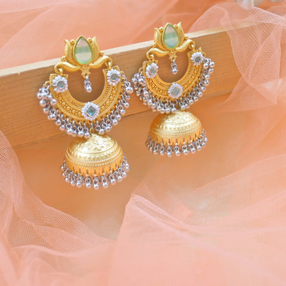 Nia Brass Jhumkas