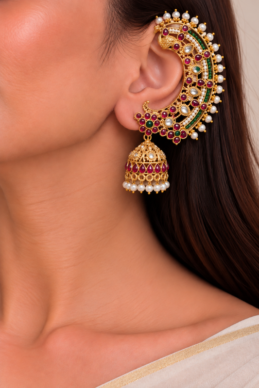 Traditional Statement Earcuffs