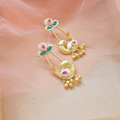 Shayla Brass Earrings