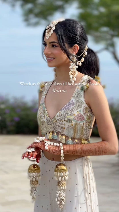 Kodi Sahara Earrings & Kaleere for Brides