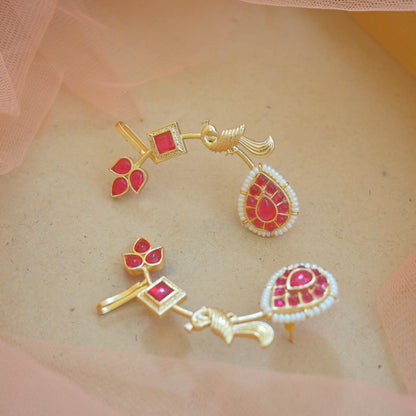 Gold Plated Bird Earcuffs