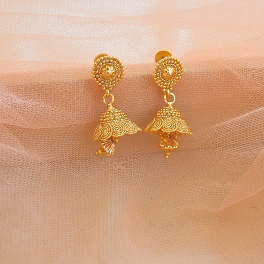 Copper Small Jhumkas