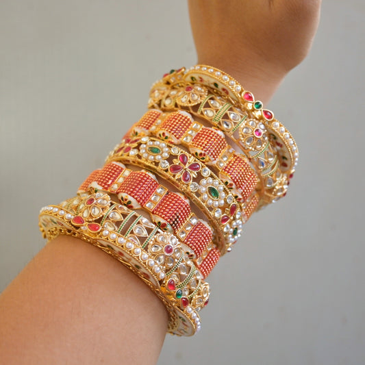 Traditional Bridal Chooda - One Hand