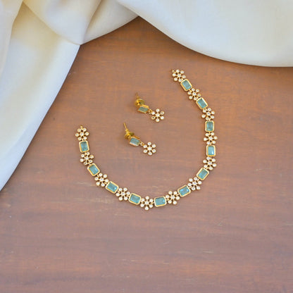 Thauya Minimal Gold Plated AD Choker