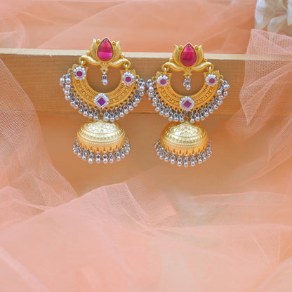 Nia Brass Jhumkas
