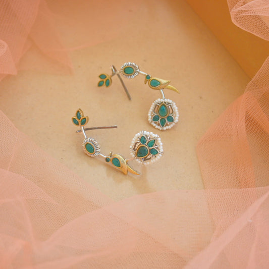 Dual Tone Bird Earcuffs