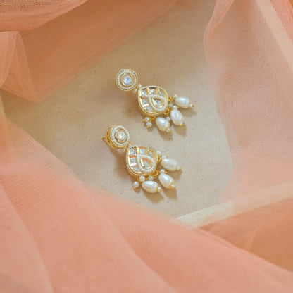 Gia Dainty Polki Earrings