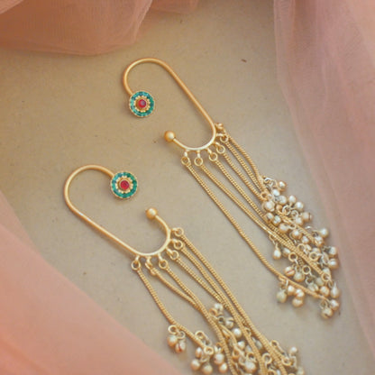 Amala Kashmiri Brass Earrings