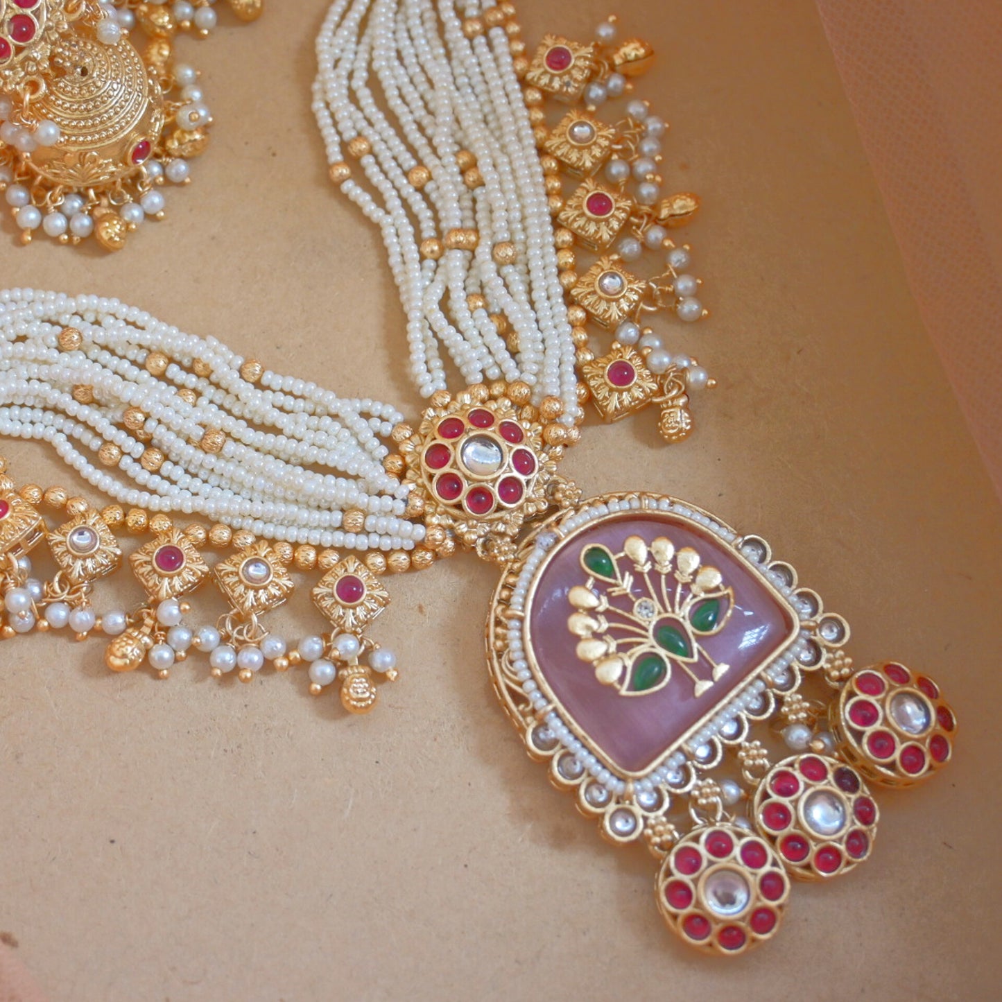 Shailee Heritage Rajwadi Necklace Set for Her