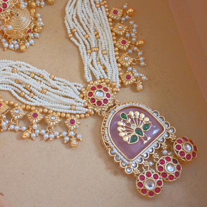Shailee Heritage Rajwadi Necklace Set for Her