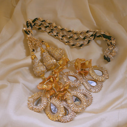 Gold Lace Full Glam Paranda Hair Choti