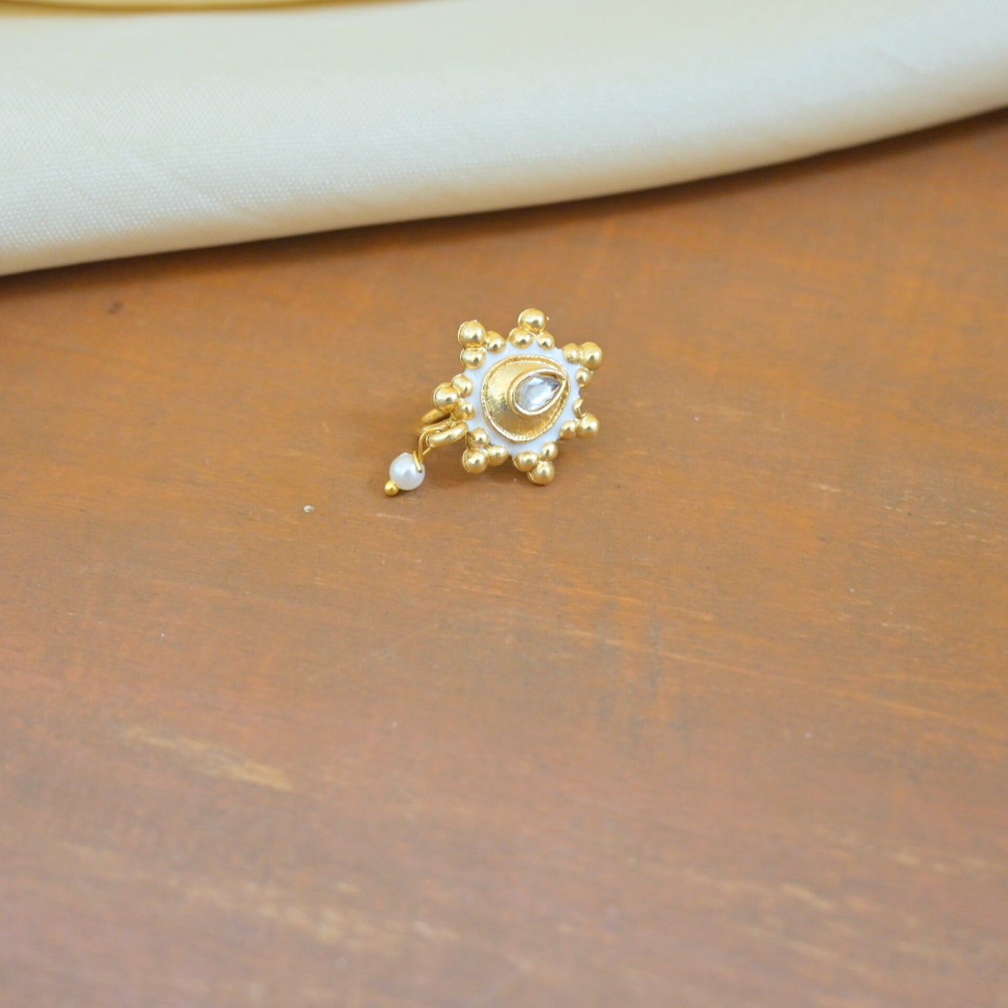 Rajwadi Copper Nosepin